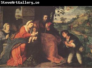 Palma Vecchio The Adoration of the Shepherds with a Donor (mk05)